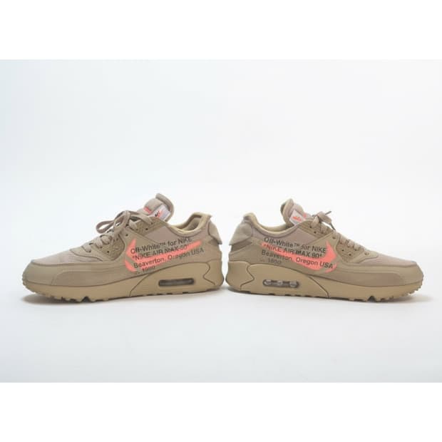 나이키 x 오프화이트 에어맥스 90 v2 데저트 오어