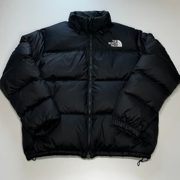 노스페이스 눕시 블랙 패딩