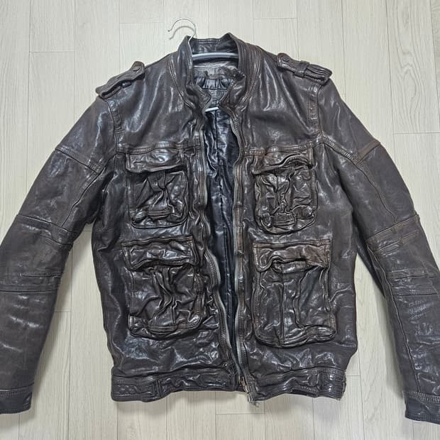 닐바렛 쭈글이 버팔로 바이커 레더 s