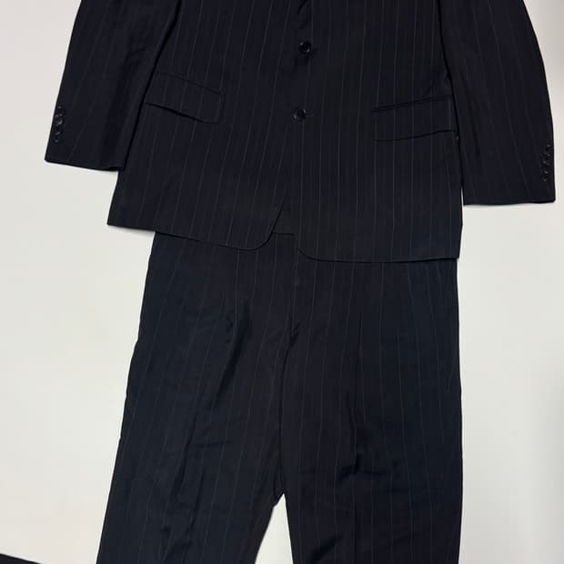 닥스 Daks 모헤어 스트라이프 정징 울 자켓 셋업 M ~ L