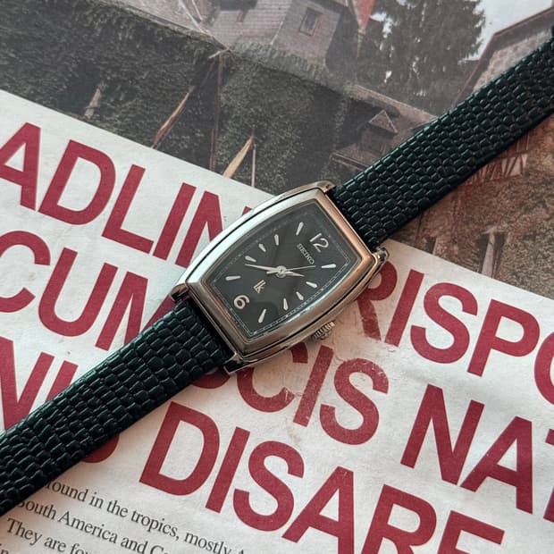 세이코 Seiko lk 루키아 쿼츠 블랙 레이디스