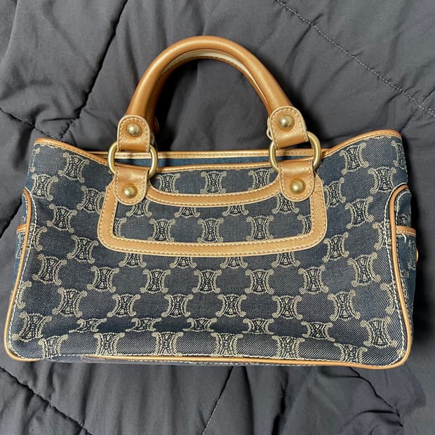 셀린느 빈티지 데님 백