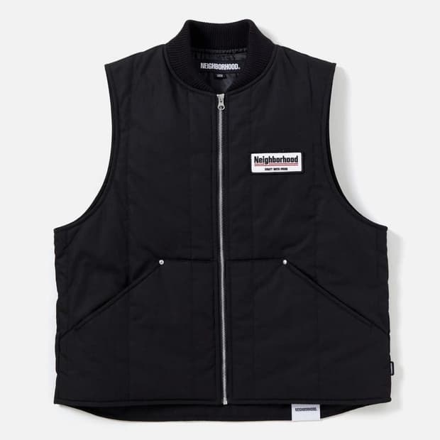 네이버후드 padded work vest