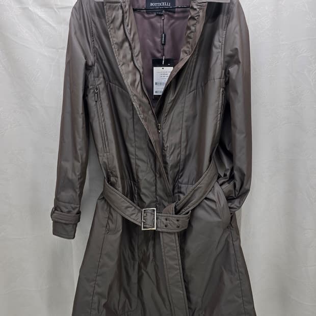 BOTTICELLI 보띠첼리 여성 브라운 트렌치코트 46사이즈