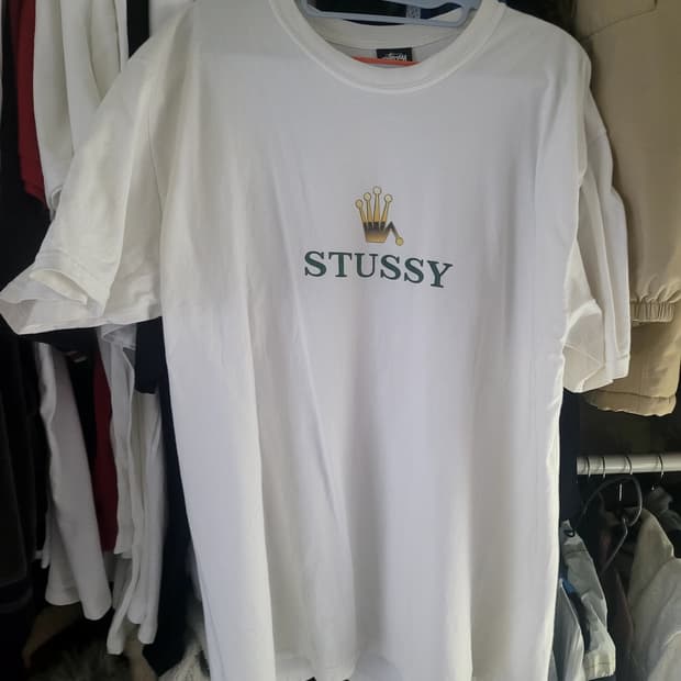 스투시 롤렉스 크라운 반팔 xl