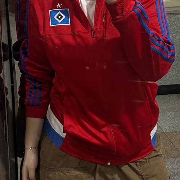 아디다스 함부르크 져지 레드 