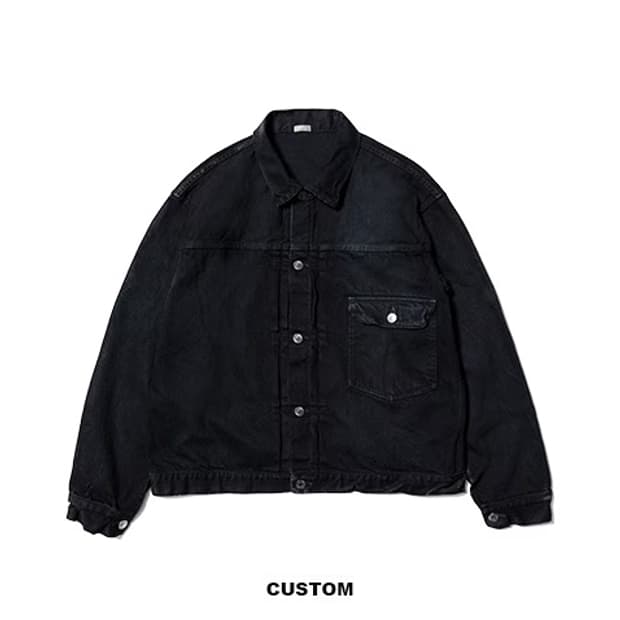 [구매or교환] 24fw 아프레쎄 커스텀 데님 자켓 