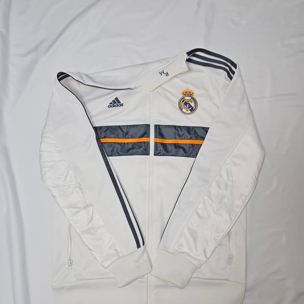 아디다스 13-14 레알마드리드 화이트 트랙 져지 트랙탑 희귀 유니폼95