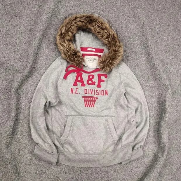 아베크롬비 울프죠 y2k 후드티