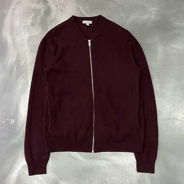  코스 미니멀 집업 니트 y15624