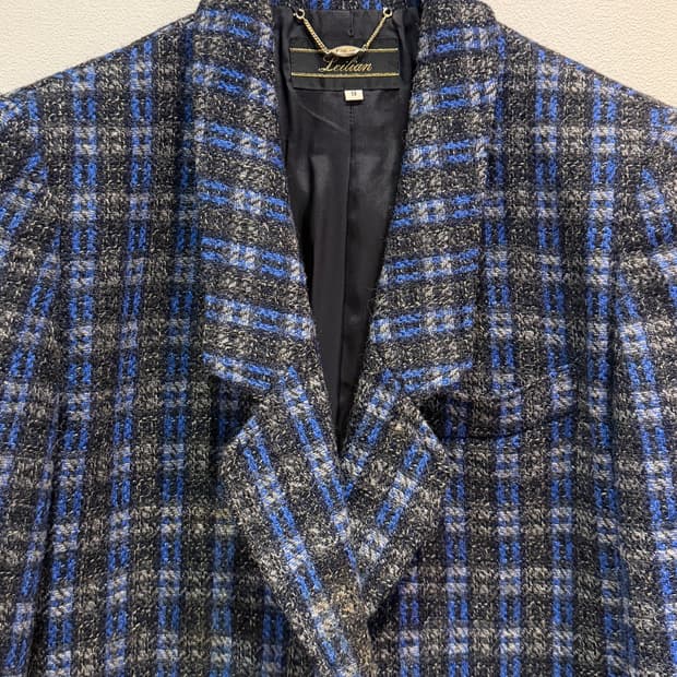 [Germany Fabric] Leilian Wool Check Jack