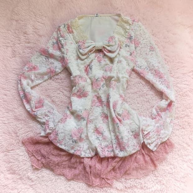 리즈리사깔 일본빈티지 원피스 히메갸루 라떼갸루 히메카지