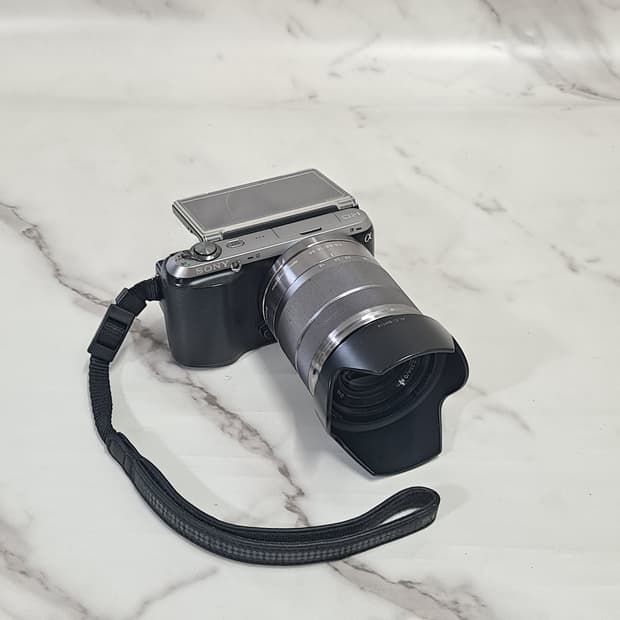 소니 NEX-C3 미러리스 디지털 카메라 /18-55mm 렌즈 /가방