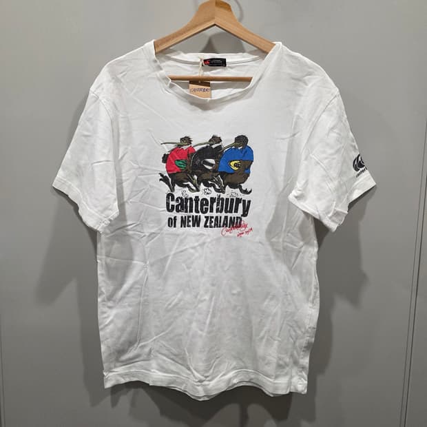 켄터베리 뉴질랜드 그래픽 반팔 티셔츠