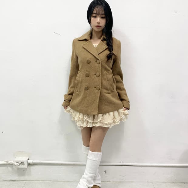 [HEATHER] 라떼갸루 리락쿠마 숏코트