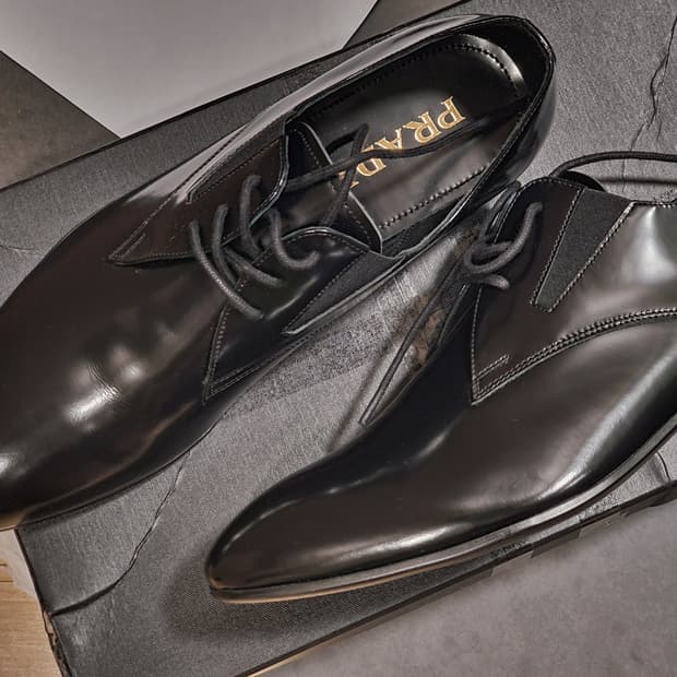 [44]프라다 레더 더비 슈즈 275 PRADA Leather derby