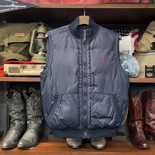 90s 폴로 랄프로렌 모크넥 다운 베스트 조끼 패딩 N57