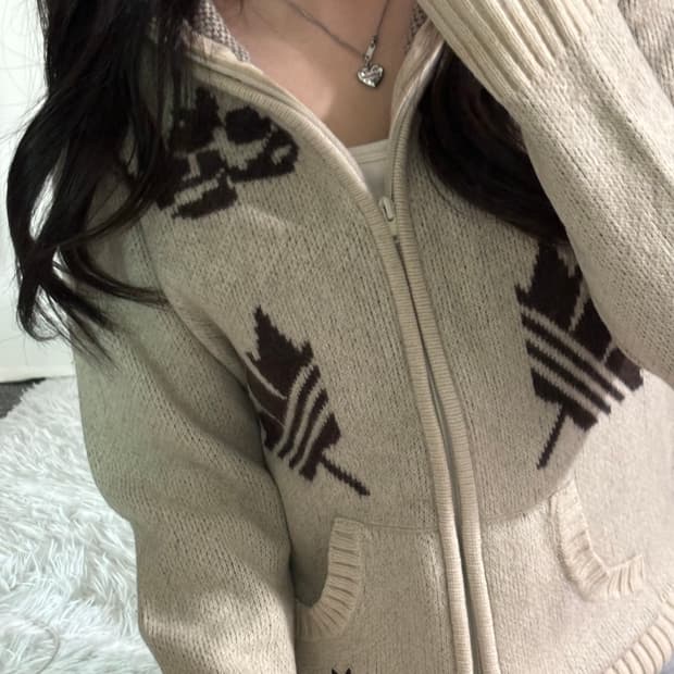 🐰아디다스 구할수도없는 코위찬느낌 니트 대장 집업💭