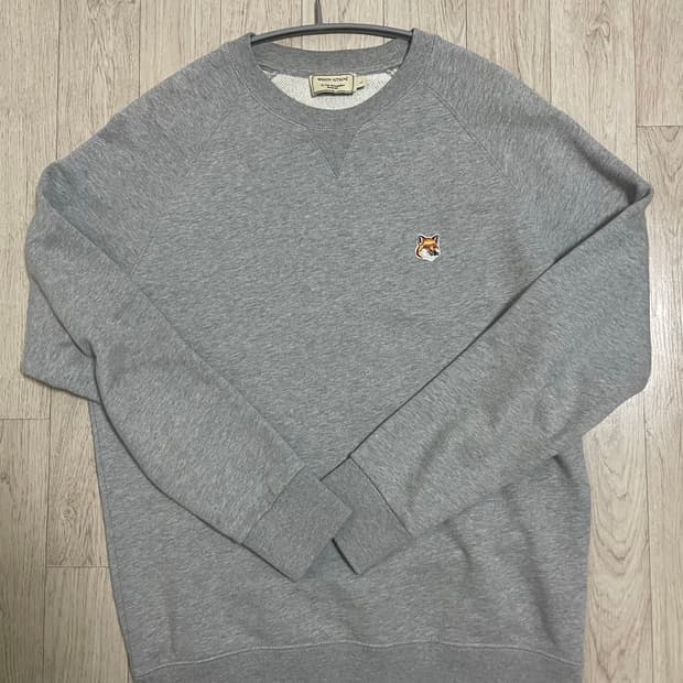 메종키츠네 회색 맨투맨 L