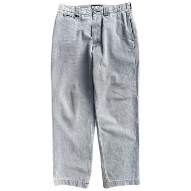 90s 스투시 코튼 치노팬츠 32in