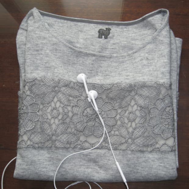 vintage cropped flower T