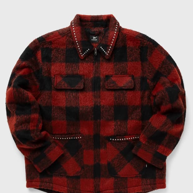 파타(Patta) 모헤어 체크 카 자켓/XL