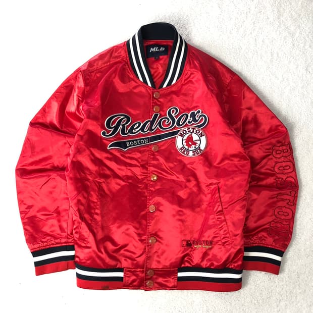 MLB 레드삭스 바시티자켓