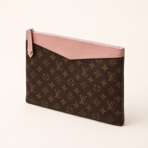 [S급] 루이비통 모노그램 로즈 데일리 파우치 클러치백 판매합니다!!!