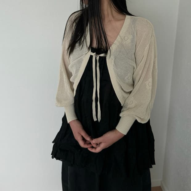 Mary Quant Daisy Knit Cardigan
