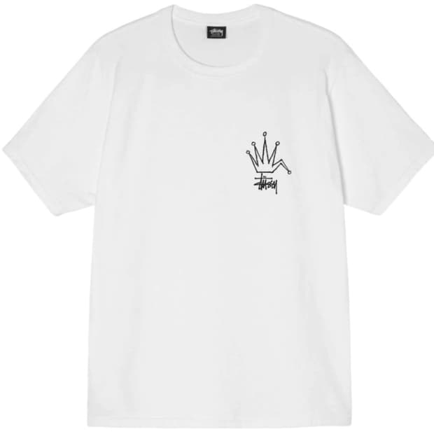 스투시 브로큰 크라운 티 L , 크라운 티 L stussy 구제