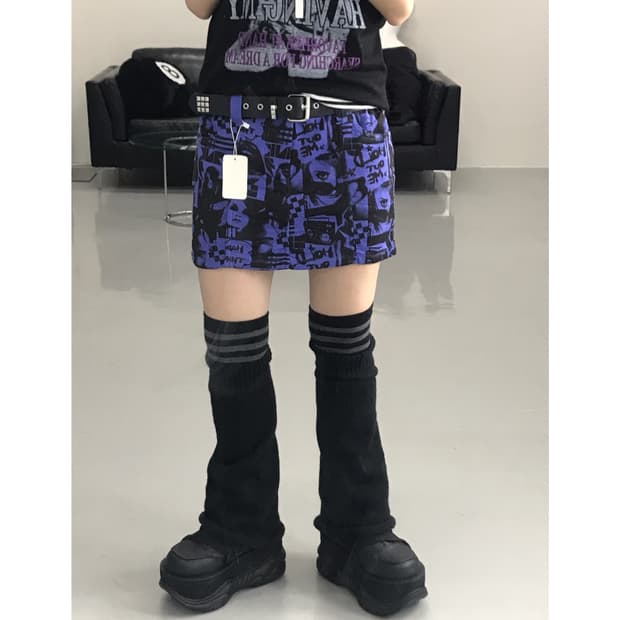 Ghost Of Harlem Y2k Mini Skirts