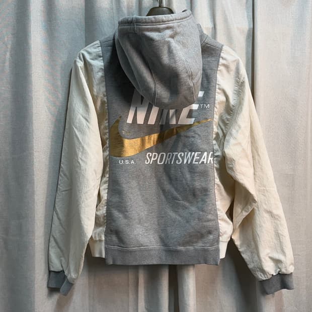 [S] 나이키 스우시 NSW 후드 기모 바람막이 자켓