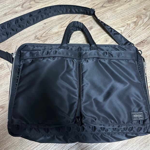 포터 탱커 투웨이 브리프케이스 블랙