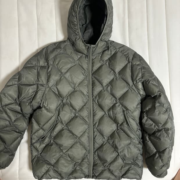 하이킹패트롤 경량패딩 카키 L