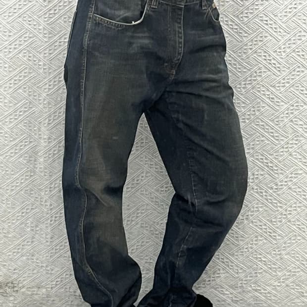 캘빈클라인 올드스쿨 빈티지 세미 와이드 데님 팬츠 31인치 C06592