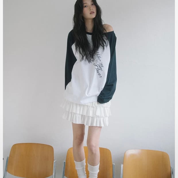 해비즘 보트넥 롱슬리브