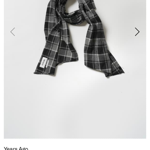 이얼즈어고 체크 스톨 머플러 