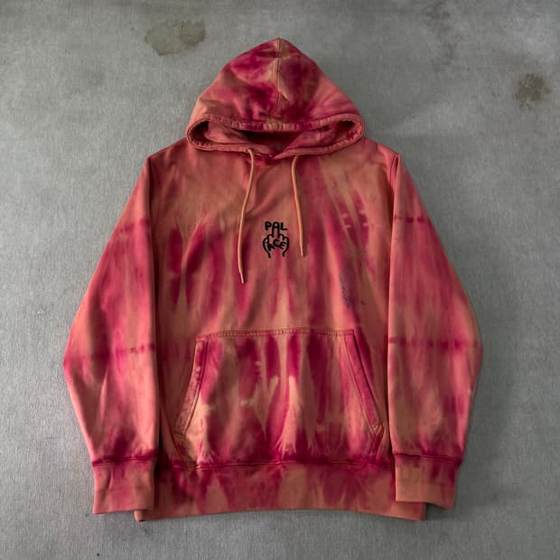 100 팔라스 핑거 업 타이다이 후드티