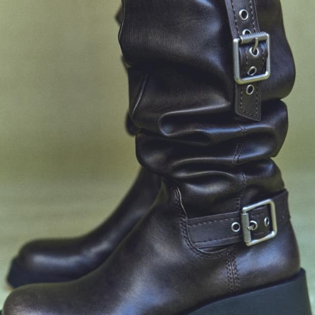 Zara 자라 버클 플랫 부츠