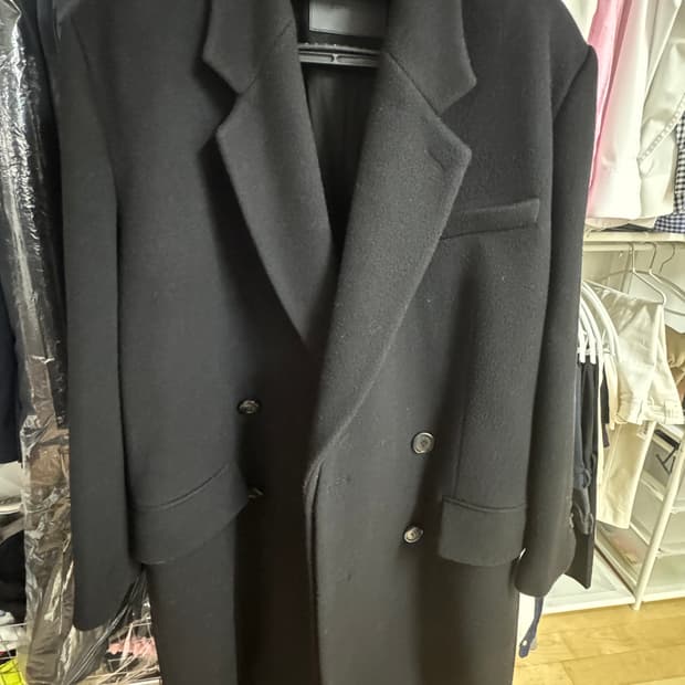 송지오 런웨이 더블코트 50사이즈