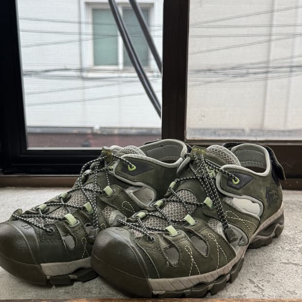 코오롱 스포츠 아쿠아 트래킹화 260mm