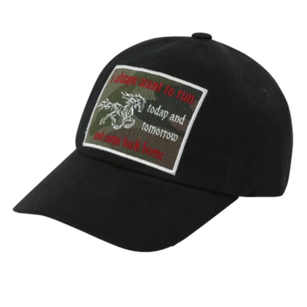 바우프 홀스패치 볼캡 블랙