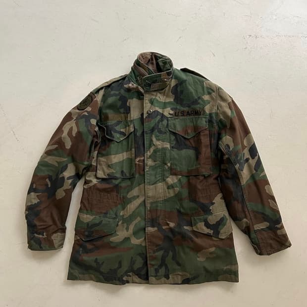 80's U.S Army Woodland Camo M-65 Field