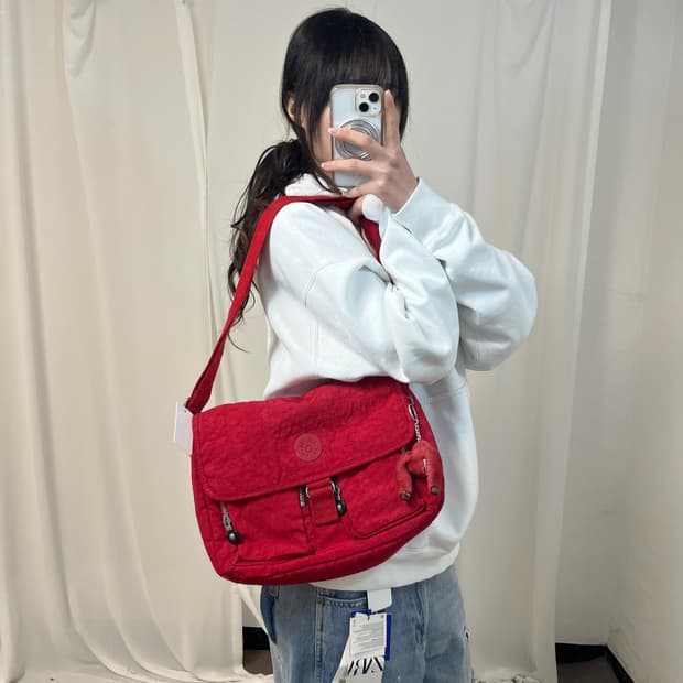 Kipling red crossbody bag