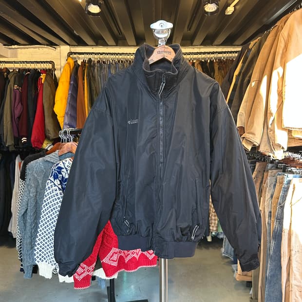 컬럼비아 윈드브레이커 후리스 라이닝 트랙 자켓