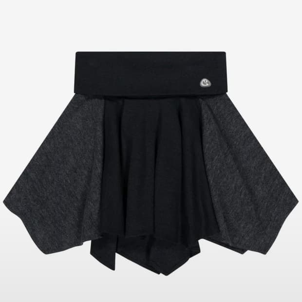 코이세이오 폴딩 언발 스커트 