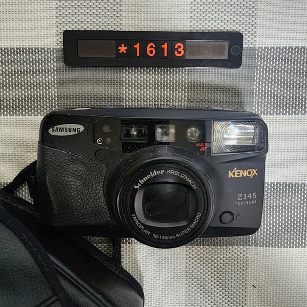 삼성캐녹스 Z 145 파노라마 필름카메라 파우치포함