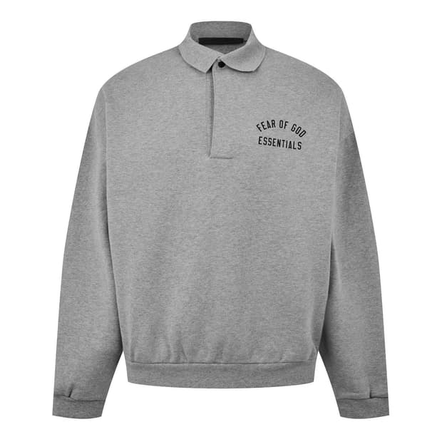 Essentials(에센셜) 카라 스웨트셔츠 회색