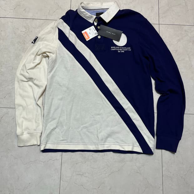 (새상품) 자라 맨 잉글랜드 vs 스코틀랜드 럭비 유니온 컵 1984