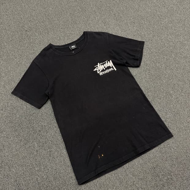 S) 스투시 빈티지 인터네셔널 반팔 티셔츠